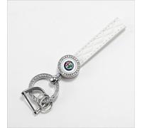 XVBFSC Auto Porte-clé pour Alfa Romeo Giulia Stelvio Giulietta 159 147 156 166 GT Tonale, Porte Clef Voiture Voiture Porte Clef Voiture Multifonction pour Hommes et Femmes,White