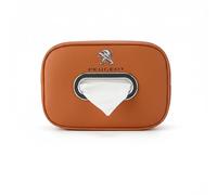 XVBFSC Boîte à Mouchoirs de Voiture pour Peugeot e-Legend Concept 2018-2018 Coupe, Porte Mouchoirs Suspendu pour Siège, Pare-Soleil Ccessoire Intérieur de Voiture,Orange