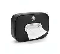 XVBFSC Boîte à Mouchoirs de Voiture pour Peugeot e-Legend Concept 2018-2018 Coupe, Porte Mouchoirs Suspendu pour Siège, Pare-Soleil Ccessoire Intérieur de Voiture,Black