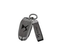 XVBFSC Pochette Porte-Clés pour DS 3 Crossback DS7 DS4 DS3 DS Spirit, Pochette Voiture Protection Clef Étui Clé Voiture Portable Étui de Protection Clef,Grey