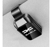 XVBFSC Porte-Lunettes Voiture pour Dacia Duster III 2024, Support Lunettes Anti-Dérapant Support Lunettes de Soleil et Cartes Accessoire Auto,Bla-CK