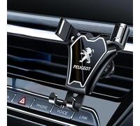 XVBFSC Support Telephone Voiture pour Peugeot 5008 2015-2023, Porte Telephone Voiture Grille Aération 360° Rotation Support Réglable,Bla-CK