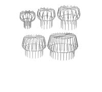 XVDRFSD Crapaudine De GouttièRe Gouttière de Toit en Acier Inoxydable 2PCS