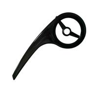 XVDRFSD Protege Chaine Velo 1 Ensemble de Garde-chaîne de vélo Universel, Couvercle en Plastique PP for Plateau 40-46T, Grande boîte de Protection(Fixed1set Black)