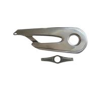 XVDRFSD Protege Chaine Velo Couvercle de chaîne de vélo, Protection Universelle, réparation Robuste for vélos de 26 Pouces, protège-chaîne for Cyclisme, équitation, pignon de vélo(Silver)