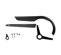 XVDRFSD Protege Chaine Velo Couvercle de Protection de chaîne de vélo, étui de Protection de différentes Tailles for Plateaux 48-52T, Accessoires de Protection de pédalier de pignon(with Tail Fixed)