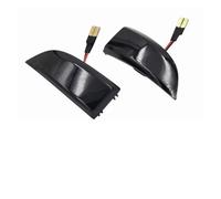 XVGUOYAN Clignotant Rétroviseur Côté Pour Megane MK3 Pour Scenic Fluence Latitude Safrane Laguna III LED Clignotant Dynamique Miroir Indicateur Séquentiel Lampe(Dynamic Smoked)