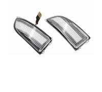 XVGUOYAN Clignotant Rétroviseur Côté Pour Megane MK3 Pour Scenic Fluence Latitude Safrane Laguna III LED Clignotant Dynamique Miroir Indicateur Séquentiel Lampe(Dynamic Crystal)