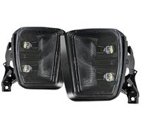 XVGUOYAN Ensemble feux antibrouillard Pour Dodge Ram 1500 2013 2014 2015 2016 2017 2018 Feux Brouillard À LED Feux Jour DRL Clignotants(Fog White)