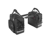 XVGUOYAN Sac Rangement Moto Sacoches Latérales Doubles pour Moto, Sacoche De Selle Étanche À Dégagement Rapide, Sac Rigide Porte-Bagages