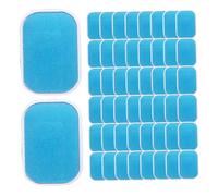 XVHOAB 50Pcs Gel Pads, High Conductivity & Low Irritation Muscle Stimulator Pads, ABS Stimulator Abdominal for Ultimate Muscle EMS Abdominal Belt Arm Leg Waist WorkoutAbdominal