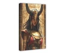 XVHOGAS Poster sur toile Guardian of The Land of The Dead - Décoration pour chambre à coucher, bureau, chambre - Cadeau - 50 x 75 cm