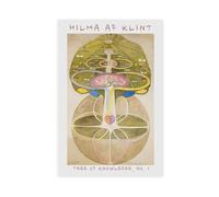 XVHOGAS Poster sur toile The Tree of Knowledge of Hilma Af Klint - Décoration murale pour salon, chambre à coucher - 40 x 60 cm
