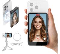 Xview M4 Écran De Surveillance Magnétique Téléphone Vlog Selfie 4K/1080P - Caméra Arrière Sans Fil 50M, Rotation 180°, Batterie 3H, Compatible Iphone/Android Pour Tiktok/Youtube[PPJ01026]