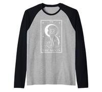 XVII The Moon Carte Tarot Chat Lune Mystique Astrologie Manche Raglan