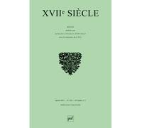 XVIIe siècle 2011, n° 250