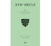 XVIIe siècle 2011, n° 252