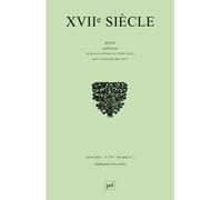 XVIIe siècle 2016 Collectif (Auteur)