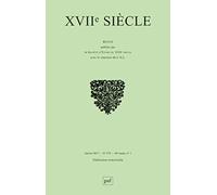 XVIIe siècle 2017, n° 274: L'esthétique de Malebranche