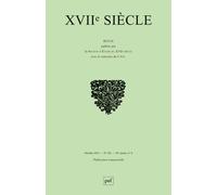 XVIIe siècle 2013, n° 261