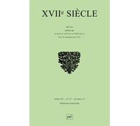 Xviie Siècle N° 277/2017