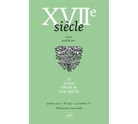 XVIIe siècle n° 294 (2022-1) Varia - Collectif - Puf - broché - Revue