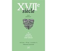 XVIIe siècle n° 295 (2022-2) Liens jaloux au XVIIe siècle - Collectif - Puf - broché - Revue