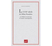 Le Xviiie Siècle De Milan Kundera Ou Diderot Investi Par Le Roman Contemporain