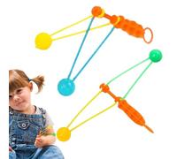 Xvilmaun Boules de claquement, Jouet de Boules de heurtoir - Funny Noisemaker Toys Ball Jouets sensoriels,Nouveauté Boule clic clac Fabricant de Bruit fête bruiteurs Jouets Vintage pour
