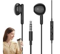 Xvilmaun Écouteurs filaires USB C | Casque filaire HD de type C avec isolation du bruit avec contrôle du volume, accessoire de son mobile pour téléphone portable, ordinateur, ordinateur portable