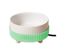 Xvilmaun Écuelle d'eau Chaude pour Animaux - Chauffage thermostatique pour gamelle d'eau,Bol à Boisson en céramique pour Chat, Faible consommation | pour Chats, Chiens, Chiots, Basse consommation
