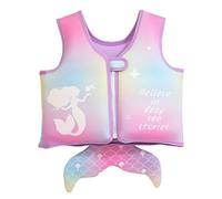 Xvilmaun Gilet De Natation | Gilet Flottant Sécurisé pour s avec Flottabilité,Veste Flottante Pailletée Confortable Et Pliable pour Garçon Fille Piscine Plage Sécurité Bateau Plein Air