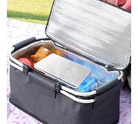 Xvilmaun Packs Gel Congélateur pour Glacière | Pack De Refroidissement en Acier Inoxydable pour Glacière,Accessoires De Camping Et Randonnée pour Cuisine Extérieure Et