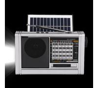 Xvilmaun Radio Rechargeable - Radio AM Portable et Rechargeable - Lampe Torche Puissante avec Pointeur et Haut-parleur Multibande pour Femme Homme Camping Salle de Sport Voyage Extérieur École Détente