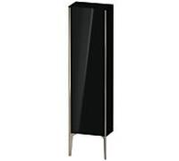 Duravit XViu XV1315 Armoire mi-haute verticale, 400x240 mm, hauteur 1330 mm, 1 butÃ©e de porte gauche, Couleur (avant/corps): champagne mat/noir brillant brillant - XV1315LB140