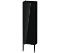 XViu Duravit 40x24x133cm de XV1315LB240 haute armoire, noir mat, porte à gauche, noir brillant