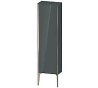XViu Duravit 40x24x133cm de XV1315RB138 haute armoire, champagne mat, porte à droite, Dolomiti haut brillant gris