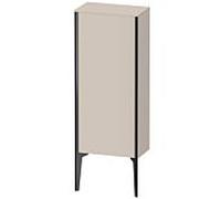 Duravit XViu XV1305 Armoire mi-haute verticale, 400x240 mm, hauteur 890 mm, 1 butÃ©e de porte gauche, Couleur (avant/corps): noir mat/taupe - XV1305LB291