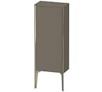 XViu Duravit 40x24x89cm de XV1305RB190 haute armoire, champagne mat, porte à droite, gris mat flanelle soie