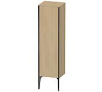 XViu Duravit 40x36x133cm de XV1325LB271 haute armoire, noir mat, porte sur la gauche, le chêne méditerranéen
