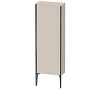 Duravit XViu XV1316 Armoire mi-haute verticale, 500x240 mm, hauteur 1330 mm, 1 butÃ©e de porte gauche, Couleur (avant/corps): noir mat/taupe - XV1316LB291