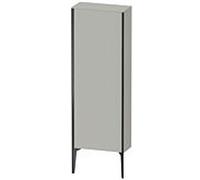 Duravit XViu XV1316 Armoire mi-haute verticale, 500x240 mm, hauteur 1330 mm, 1 butée de porte droite, XV1316RB207, Couleur: noir mat / béton gris mat gris mat