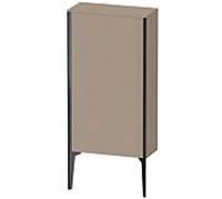 XViu Duravit 50x24x89cm de XV1306RB275 haute armoire, noir mat, porte à droite, linge