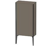 Duravit XViu XV1306 Armoire mi-haute verticale, 500x240 mm, hauteur 890 mm, 1 butÃ©e de porte droite, Couleur (avant/corps): noir mat/gris foncÃ© gris sm. - XV1306RB290