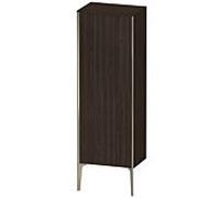 XViu Duravit 50x36x133cm de XV1326LB169 haute armoire, champagne mat, porte à gauche, noyer brossé