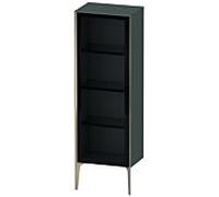 XViu Duravit 50x36x133cm de XV1368LB138 haute armoire, porte en verre, champagne mat, porte à gauche, dolomiti gris brillant haute