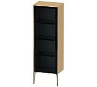 XViu Duravit 50x36x133cm de XV1368RB130 haute armoire, porte en verre, champagne mat, porte à droite, Eiche natur