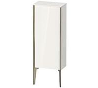 Duravit XViu XV1305 Armoire mi-haute verticale, 400x240 mm, hauteur 890 mm, 1 butÃ©e de porte gauche, Couleur (avant/corps): champagne mat/blanc hgl. - XV1305LB185