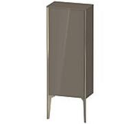 Duravit haut moyen XViu XV1305LB189 40x24x89cm, champagne mat, porte à gauche, gris flanelle brillant