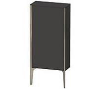 XViu Duravit haute XV1306LB180 50x24x89cm, champagne mat, porte à gauche, graphite supermatt